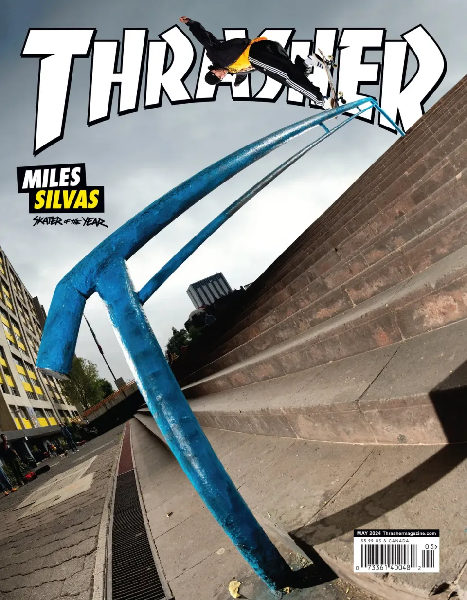 Thrasher Magazine mai 2024 blad – SOTY-utgaven