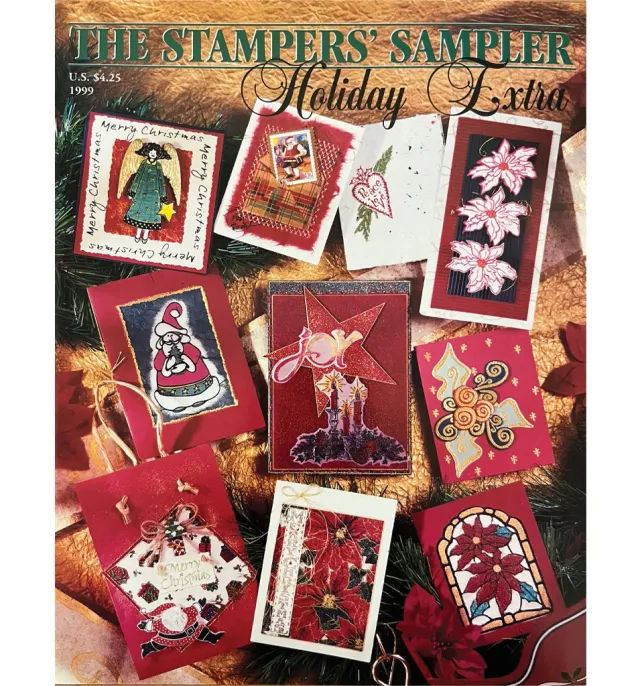 Stampington Holiday Extra 1999 blad jul kortlaging