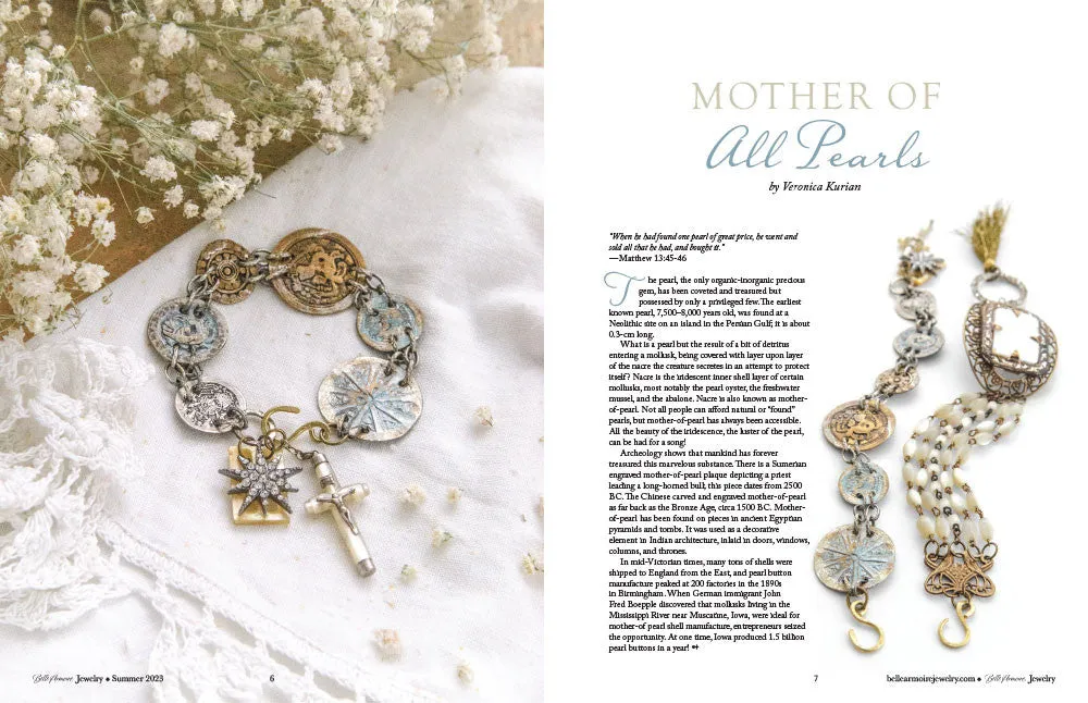 Stampington Belle Armoire Jewelry Summer 2023 blad