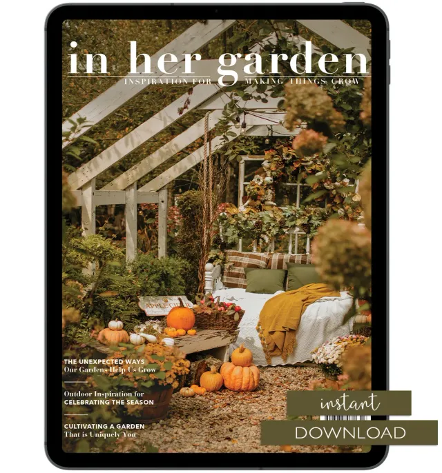 Stampington In Her Garden Autumn 2025 blad PDF hage