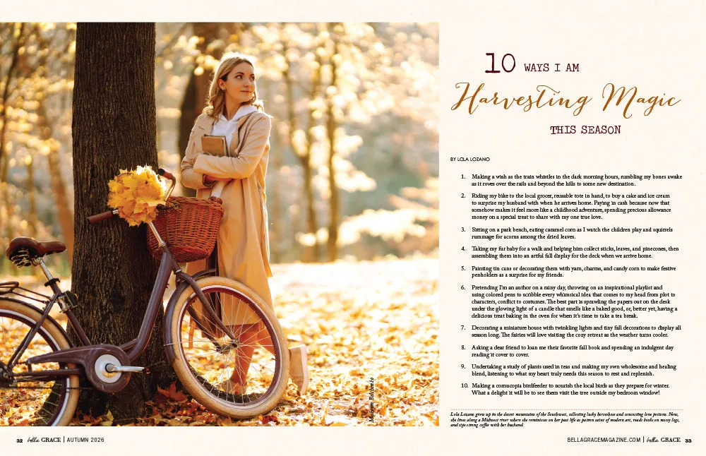 Stampington Bella Grace 49 bladet høst 160 sider