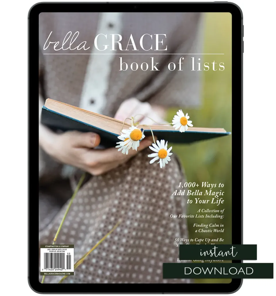 Stampington Bella Grace Book of Lists Volume 3 blad PDF lister