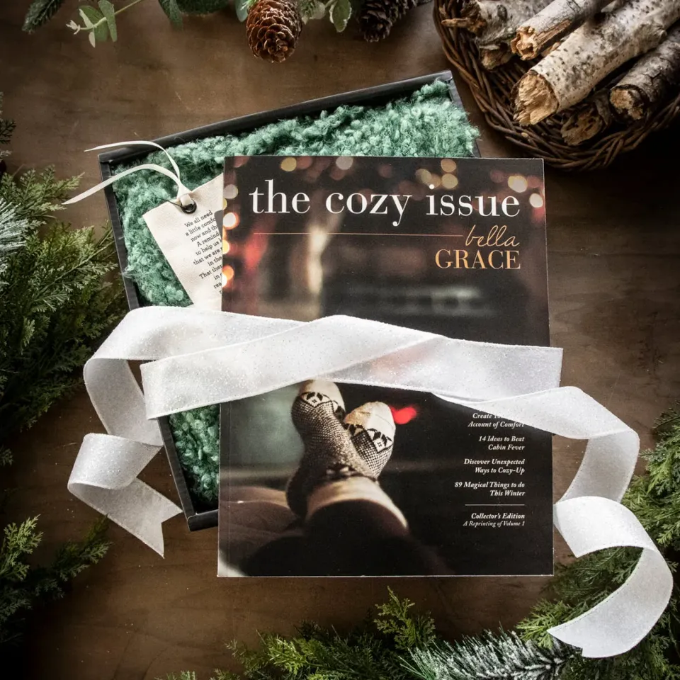 Stampington Cozy Issue Rediscovering pakke blad og sjal