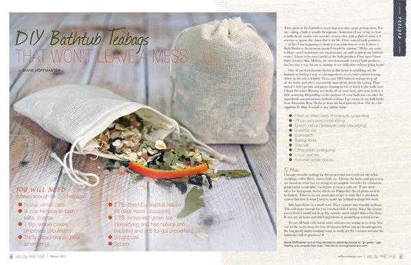 Willow and Sage Winter 2015 e-blad PDF egenpleie