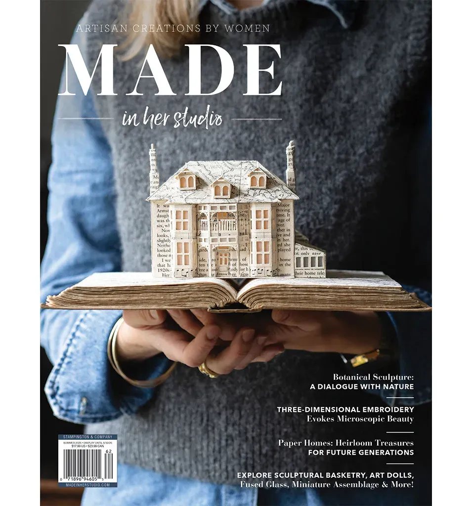 Stampington MADE In Her Studio Summer 2026 blad – håndverk