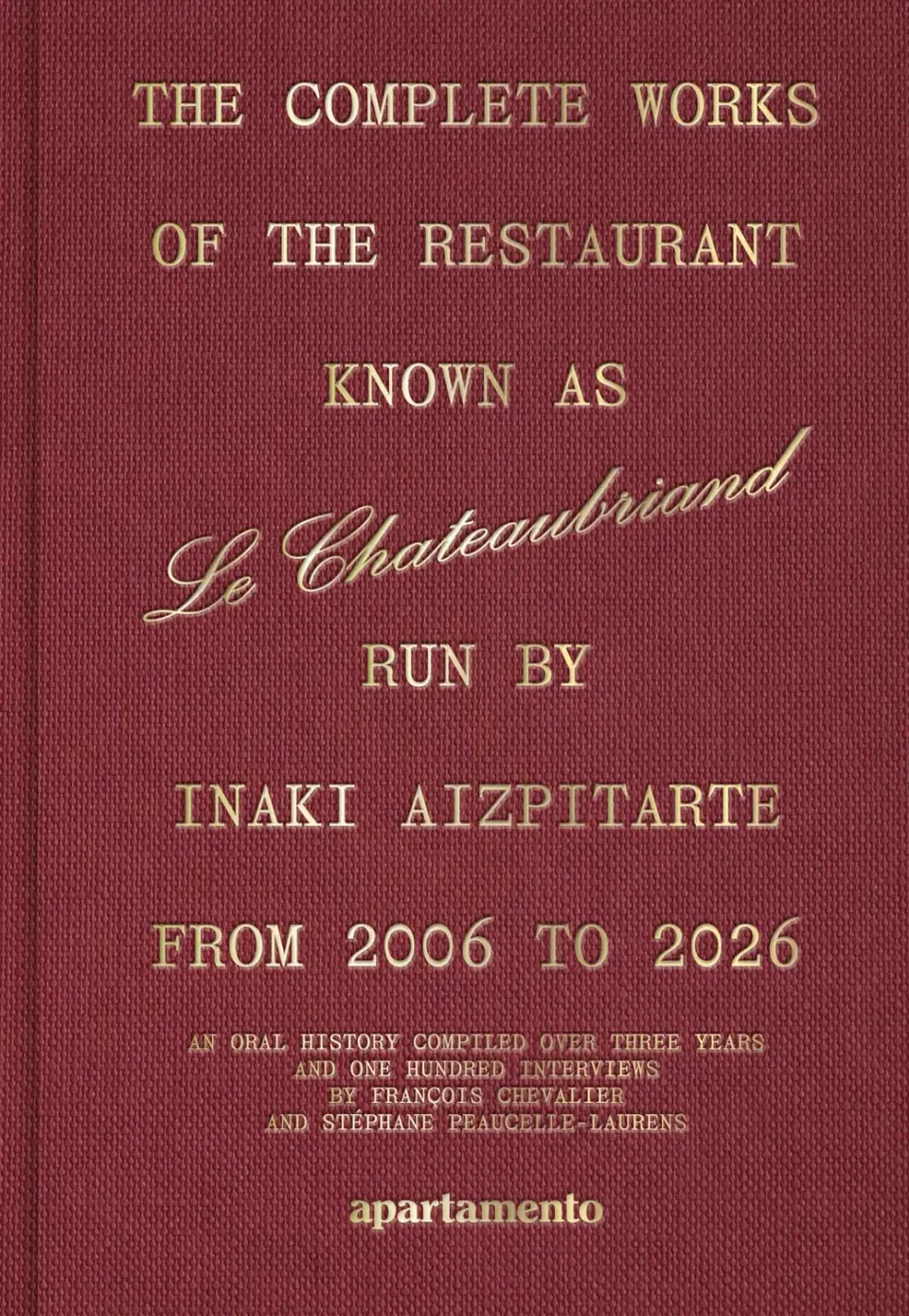 Apartamento Le Chateaubriand 2006-2026 bok samlebok
