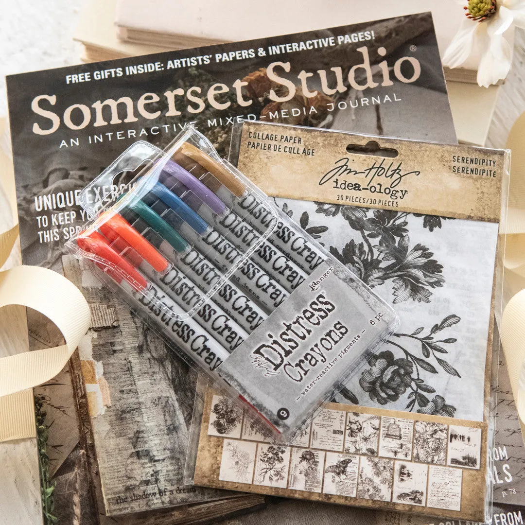 Stampington Somerset Studio Serendipity Bundle bladsett vår