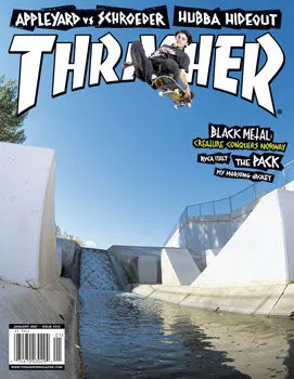Thrasher januar 2007 skateblad enkeltutgave
