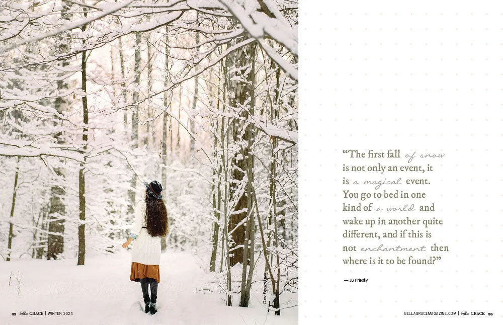 Stampington Bella Grace Issue 38 blad 160 sider vinterhygge