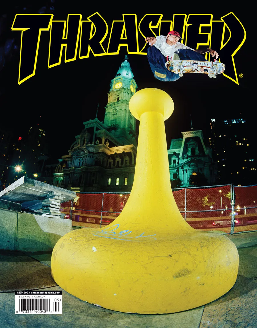 Thrasher Magazine september 2023 blad enkeltutgave