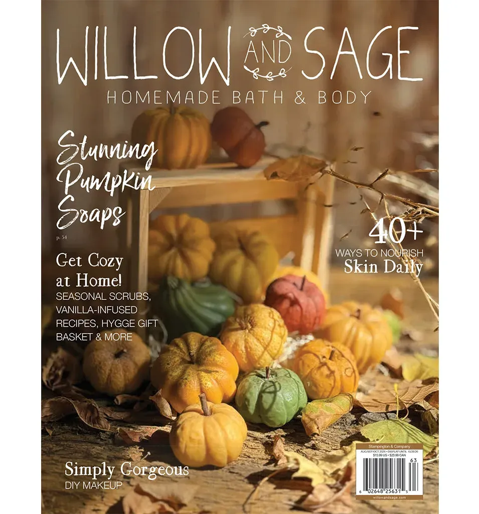 Stampington Willow and Sage Autumn 2026 blad høstpleie