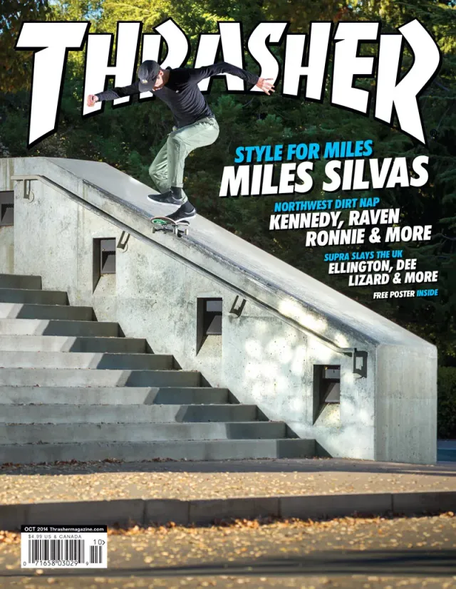 Thrasher Magazine October 2014 blad oktoberutgaven skate