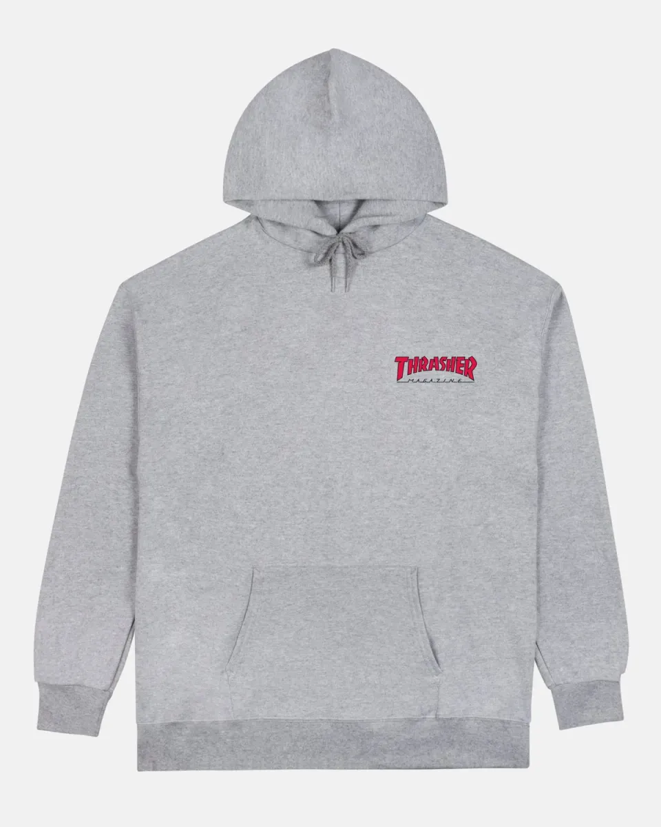 Thrasher Little Outline hettegenser grå 50/50