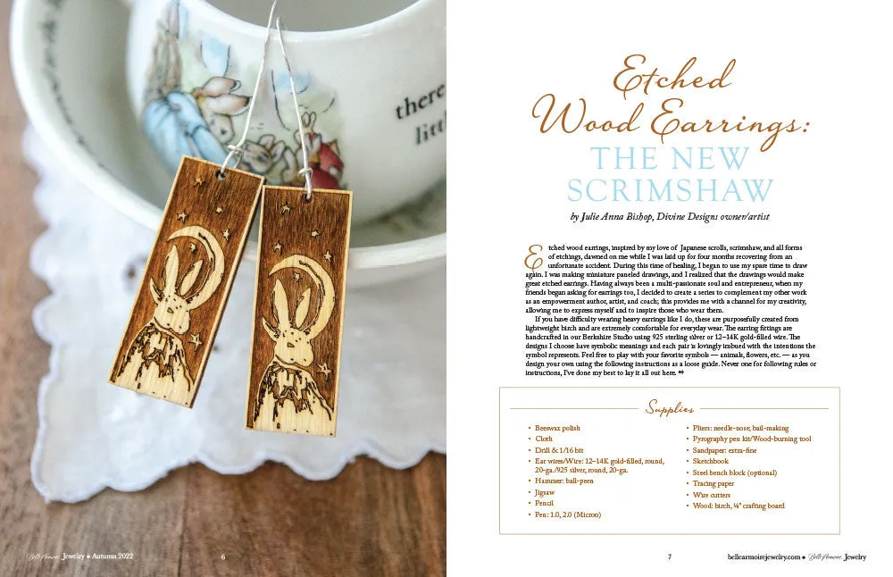 Stampington Belle Armoire Jewelry Autumn 2022 blad PDF smykker