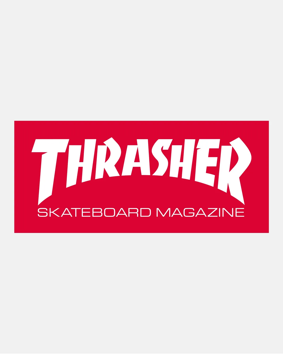 Thrasher Skate Mag klistremerke rødt skate