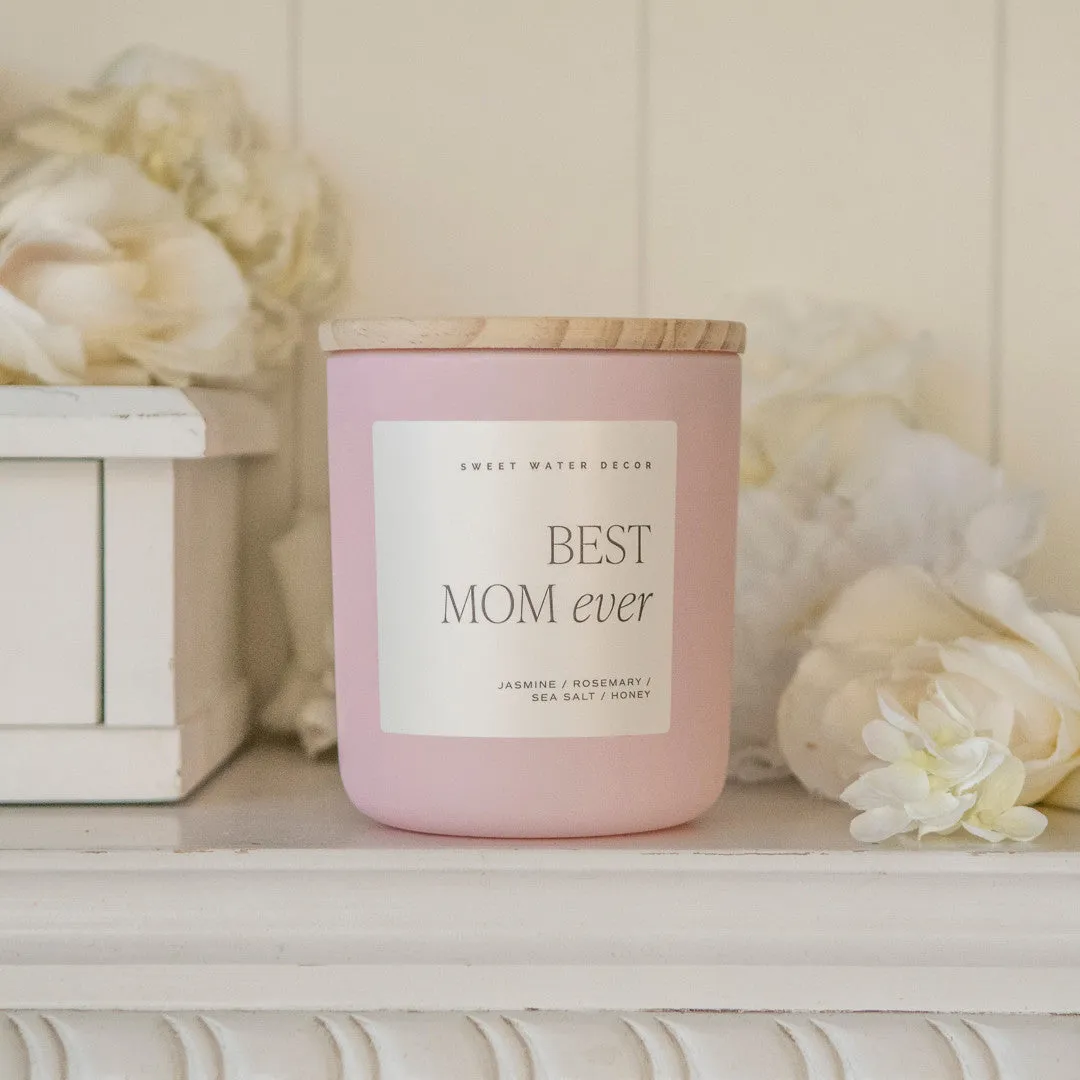 Sweet Water Decor Best Mom Ever duftlys 15 oz villblomst salt