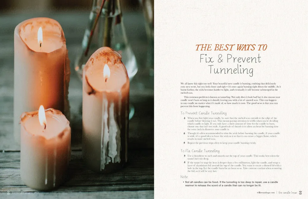 Stampington Candle Issue Volume 2 blad PDF lysoppskrifter