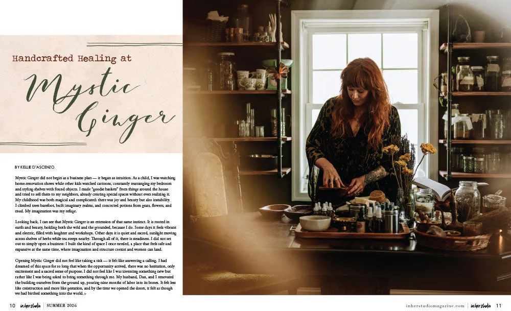 Stampington In Her Studio Summer 2026 blad sommerutgave atelier