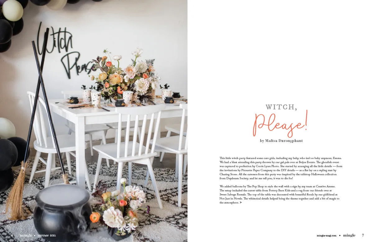 Stampington Mingle høst 2021 blad festideer 144 sider