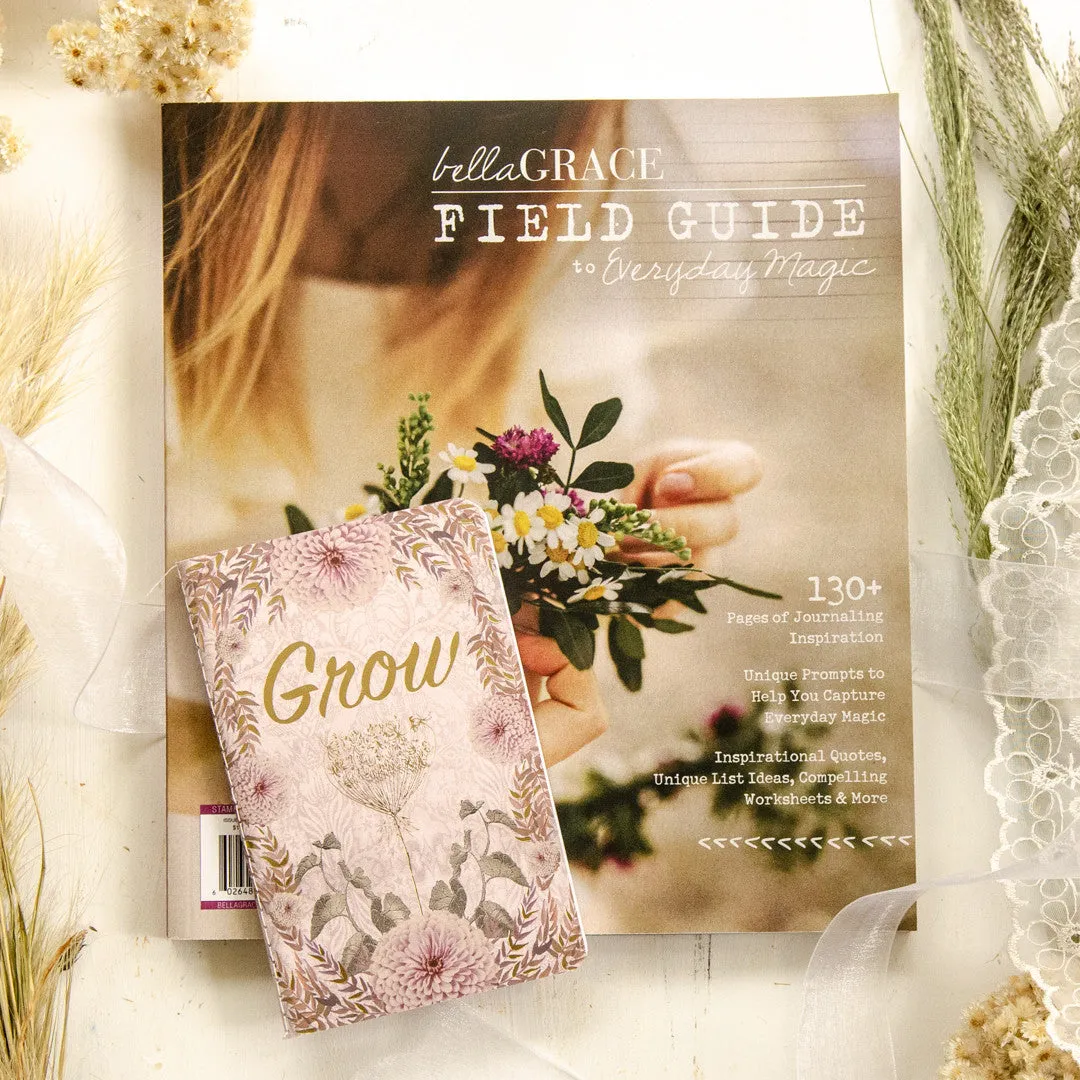Stampington Field Guide Grow & Bloom gavesett magasin nr 13