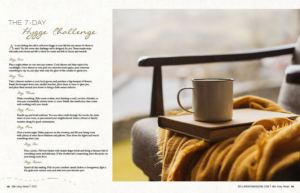Stampington The Cozy Issue Volume 4 blad enkeltutgave koseliv