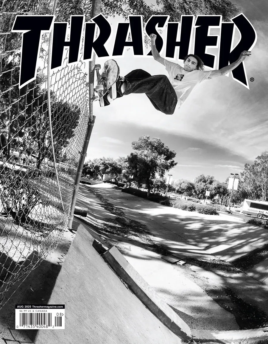 Thrasher Magazine blad august 2025 Curren Caples
