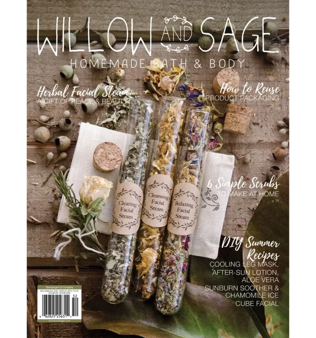Stampington Willow and Sage Summer 2020 blad digital hudpleie