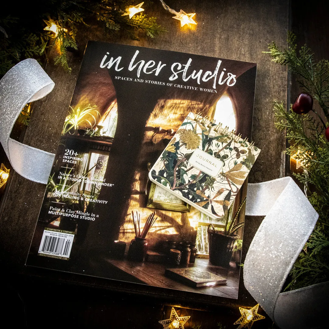 In Her Studio Winter 2025 gavepakke blad + journal