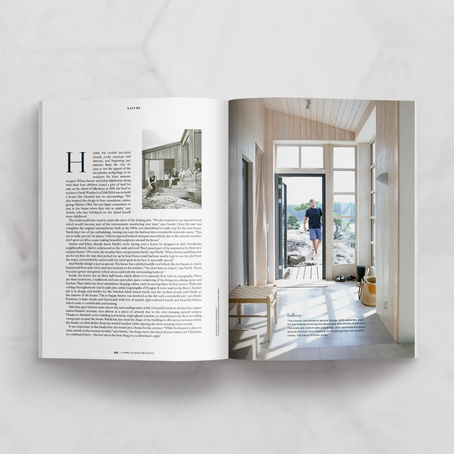 Simply Scandi Retreats Vol 1 Summer 2024 blad hytter