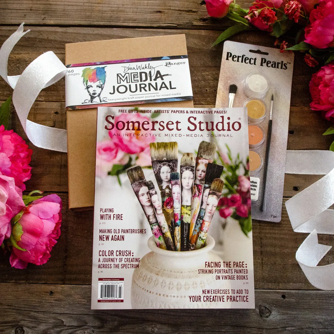 Stampington Somerset Studio Painterly Effects blad sett journal