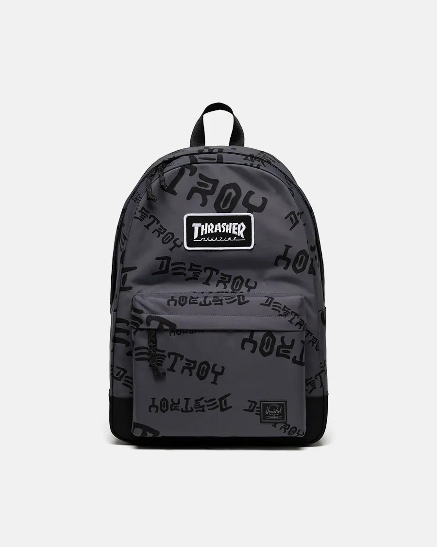 Thrasher SAD Herschel Classic XL ryggsekk 30L grå