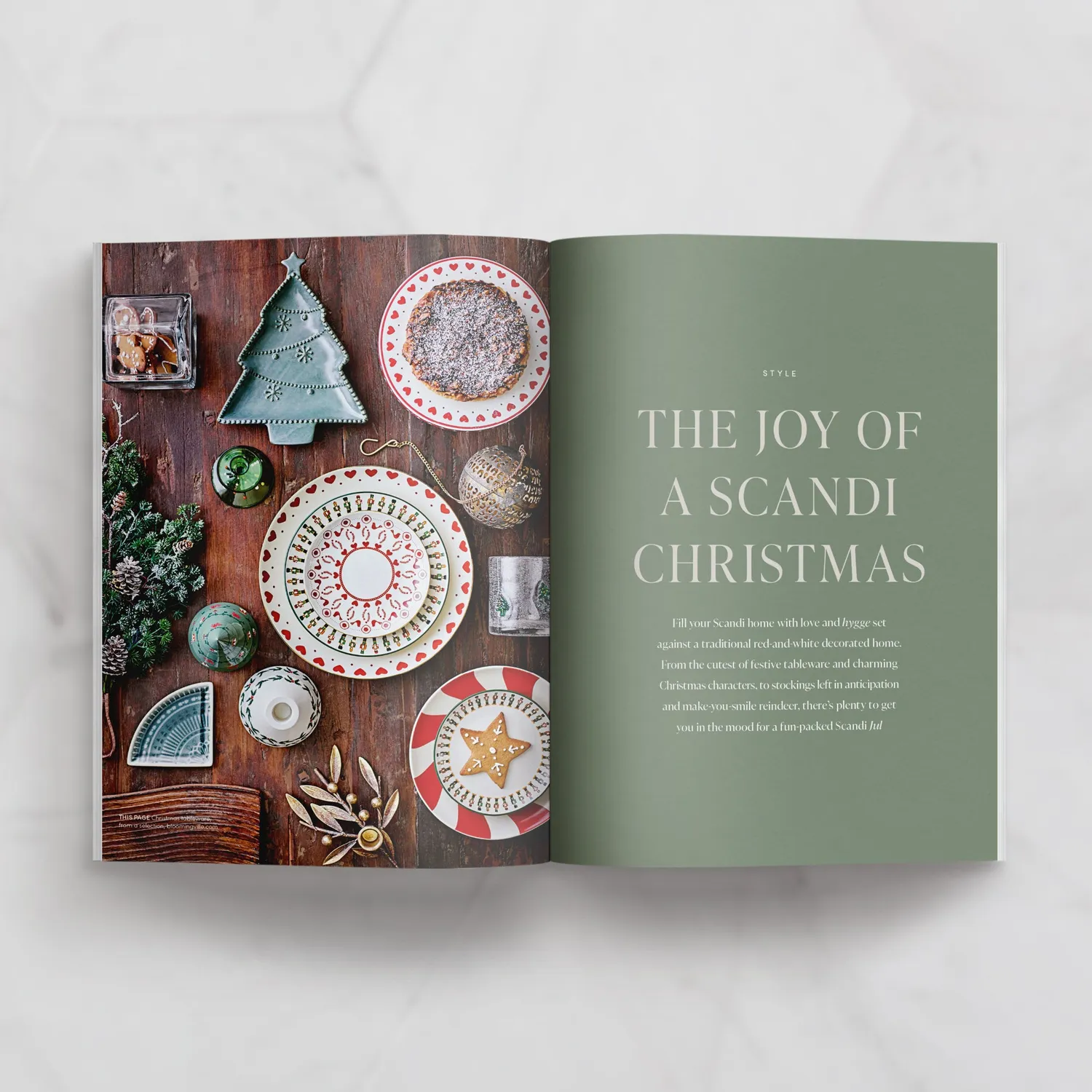 Simply Scandi Christmas Special 2025 blad julenummer