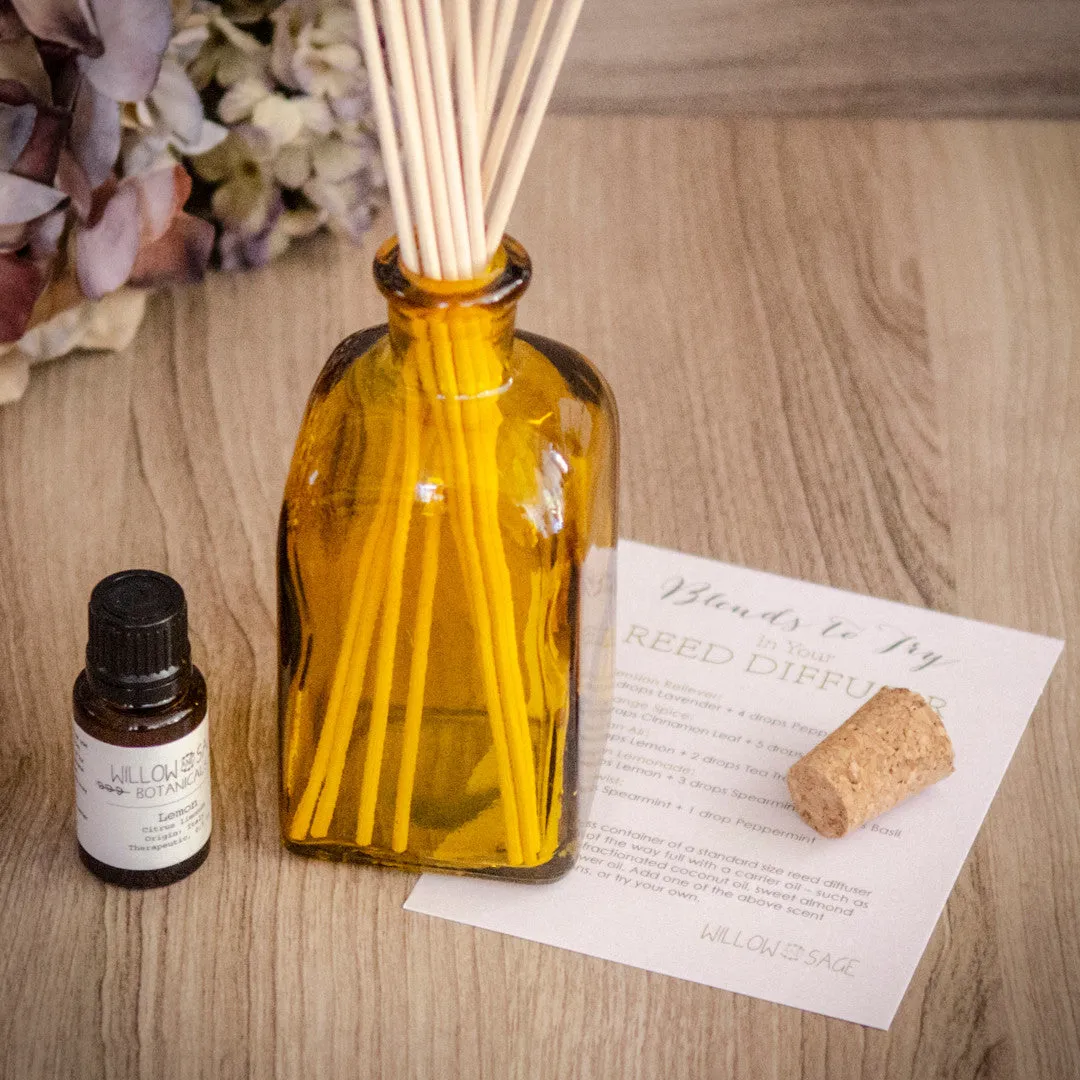 Stampington Willow and Sage Clean Air Lemon diffuser sett sitron