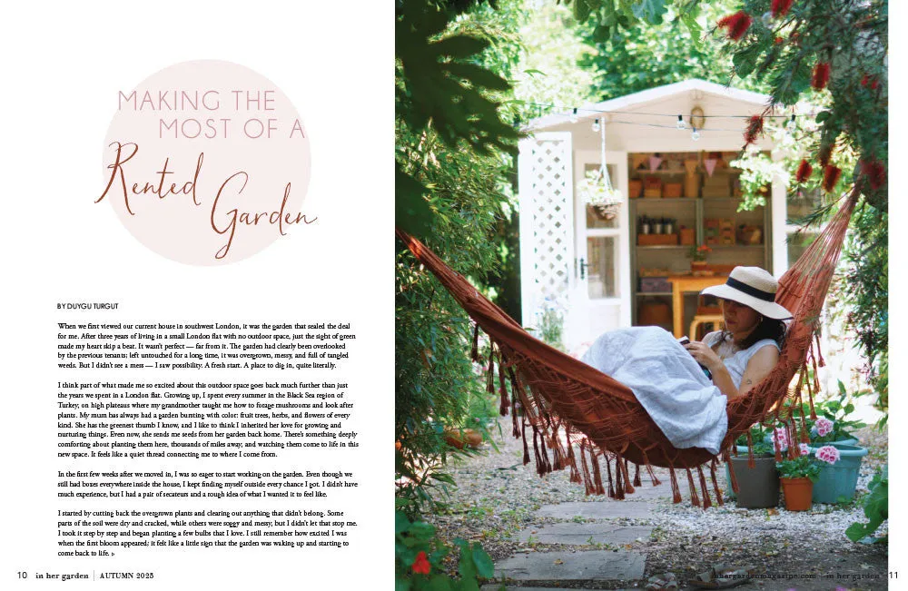 Stampington In Her Garden Autumn 2025 blad PDF hage