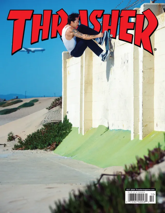 Thrasher Magazine blad oktober 2024 Supreme Isle