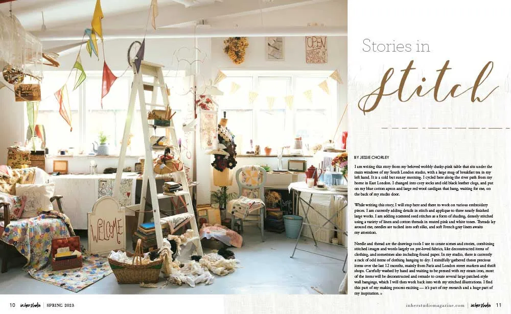 Stampington In Her Studio Spring 2023 blad pdf-nedlastning