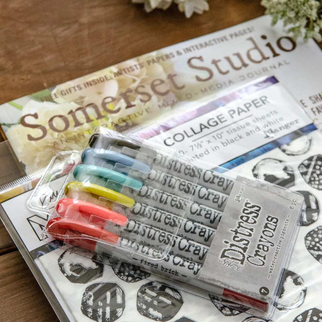 Stampington Somerset Studio Mixed-Media Bundle blad pakke vår 2022