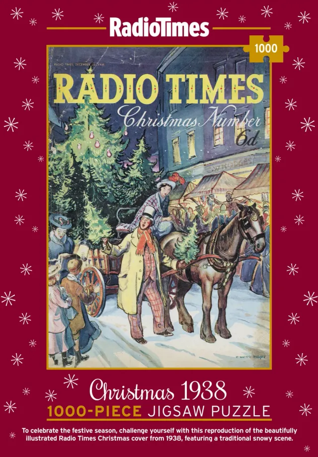 RadioTimes Christmas Jigsaw puslespill 1000 brikker 1938