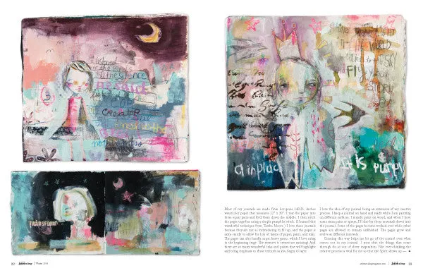 Stampington Art Journaling Winter 2016 blad PDF-nedlasting