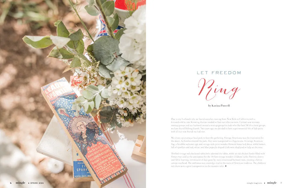 Stampington Mingle Spring 2024 blad 144 sider fest