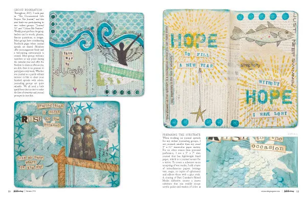 Stampington Art Journaling Autumn 2016 blad digital 144 sider