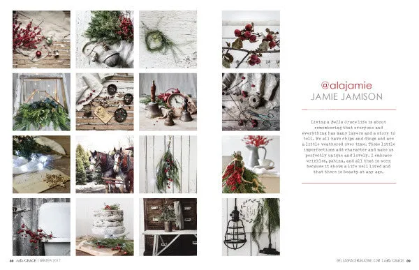Stampington Bella Grace Issue 10 digitalt blad PDF vinter