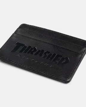 Thrasher Leather Card lommebok skinn svart