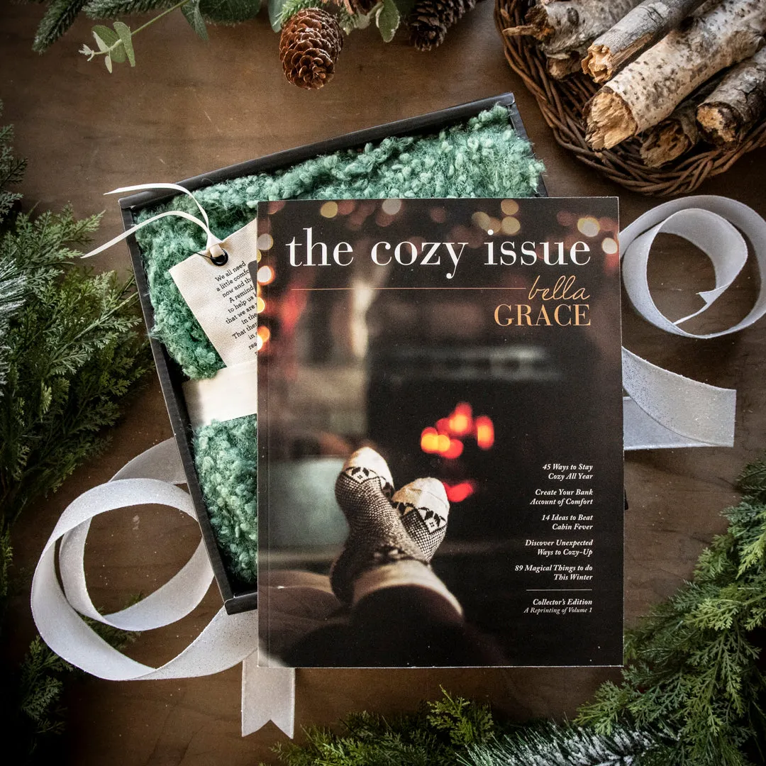 Stampington Cozy Issue Rediscovering pakke blad og sjal