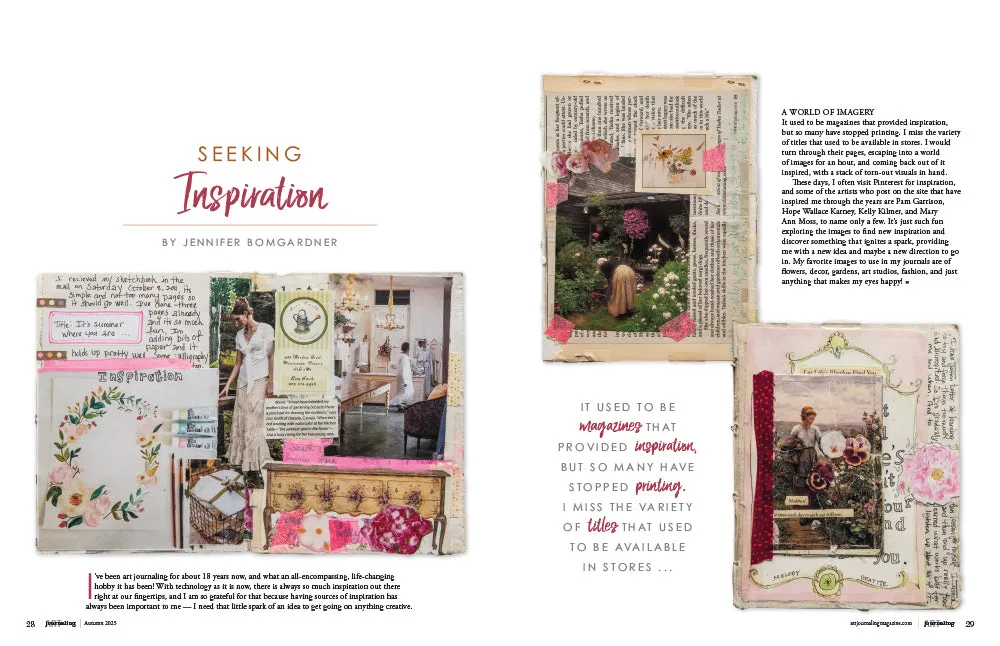 Stampington Art Journaling Winter 2026 blad PDF 144 sider