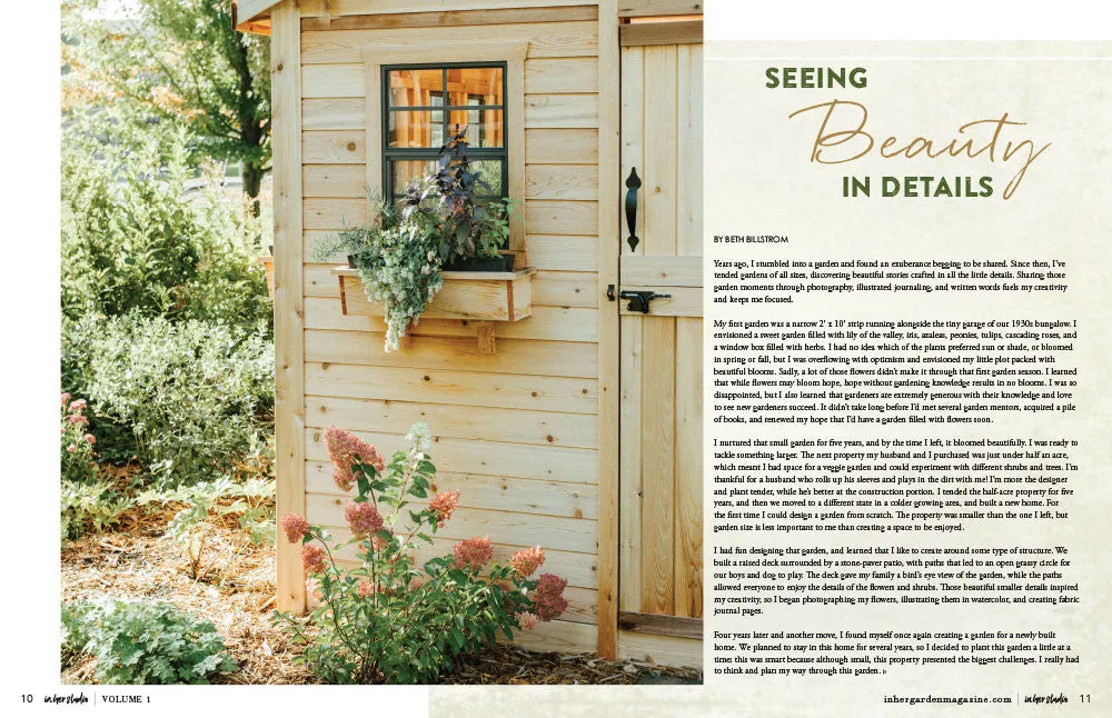 Stampington In Her Garden Volume 1 blad digital utgave