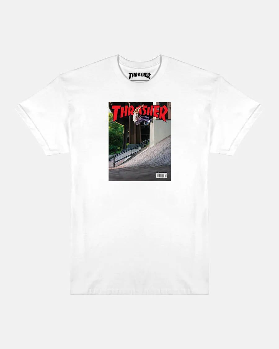Thrasher november 2026 cover t-skjorte bomull
