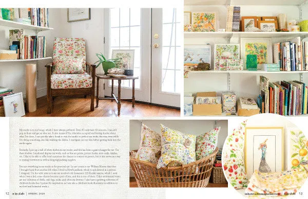 Stampington In Her Studio Spring 2020 blad PDF-nedlasting studio