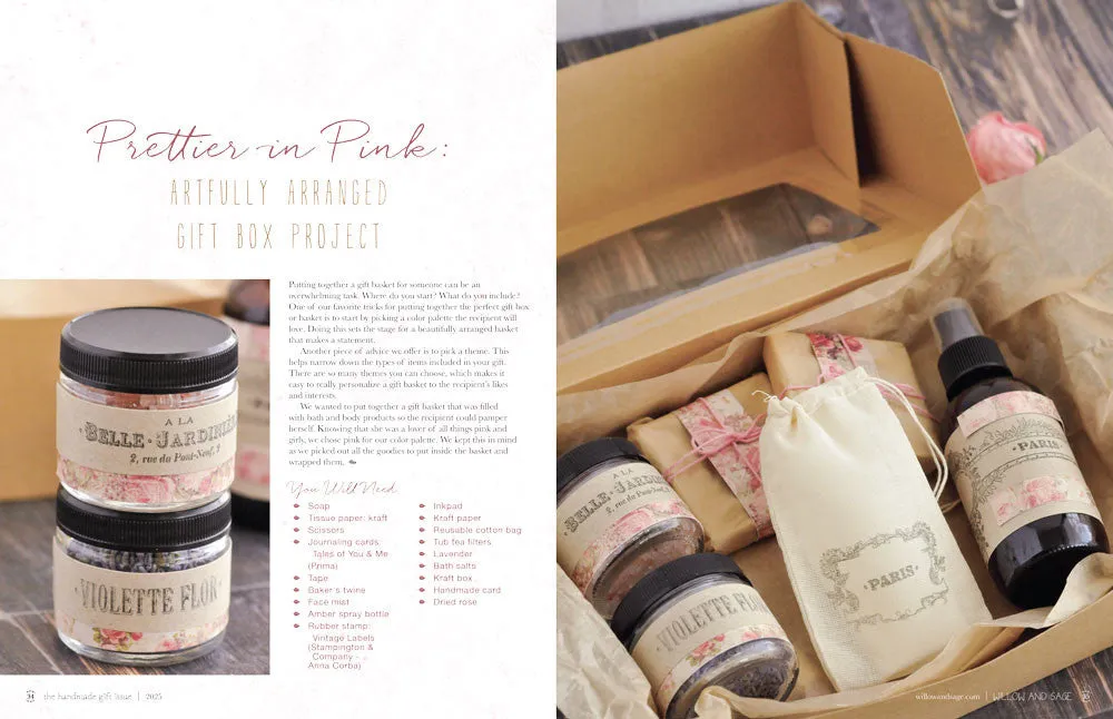 Stampington Willow and Sage Handmade Gift V2 PDF-nedlasting gaver