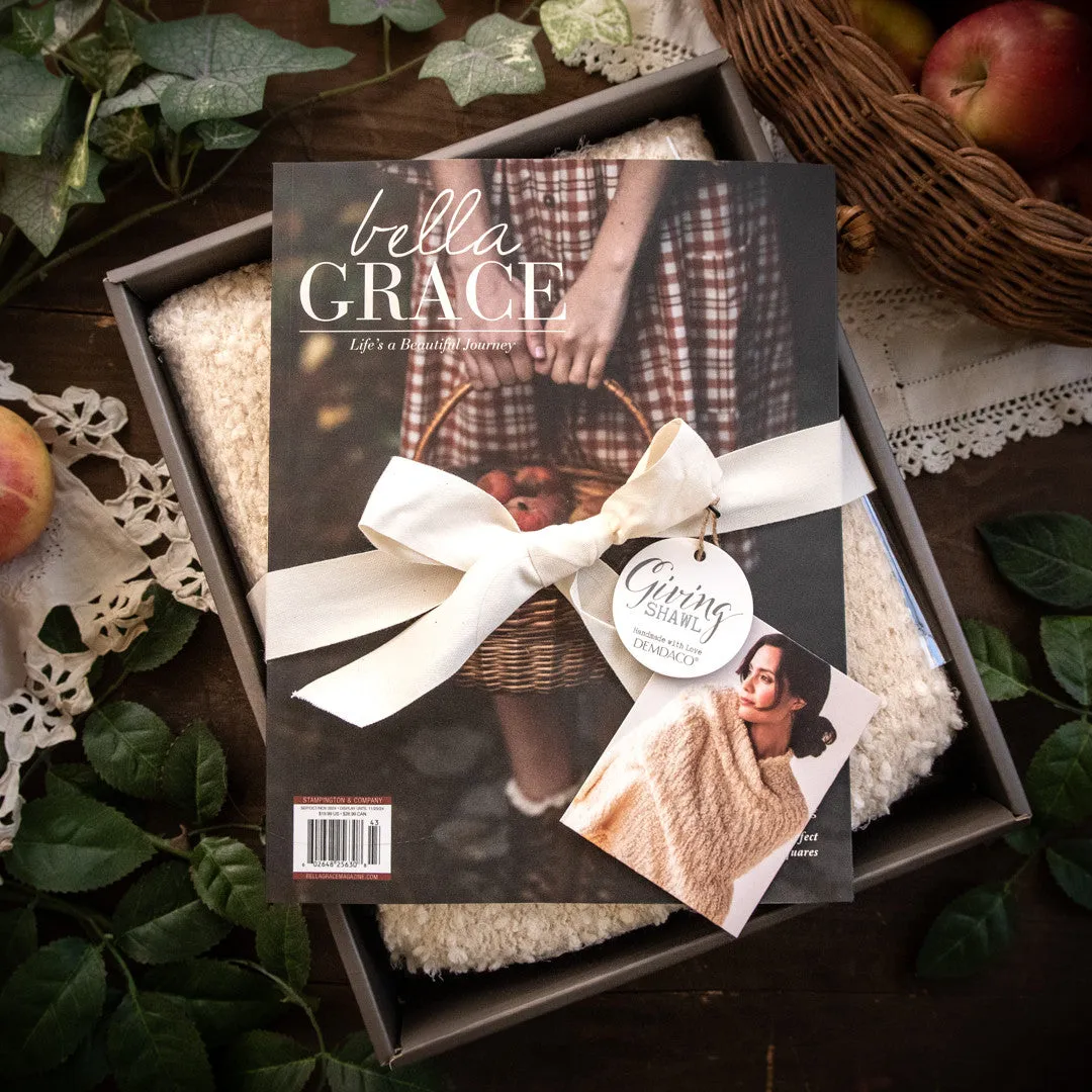 Stampington Bella Grace Conjuring Cozy Issue 41 pakke sjal